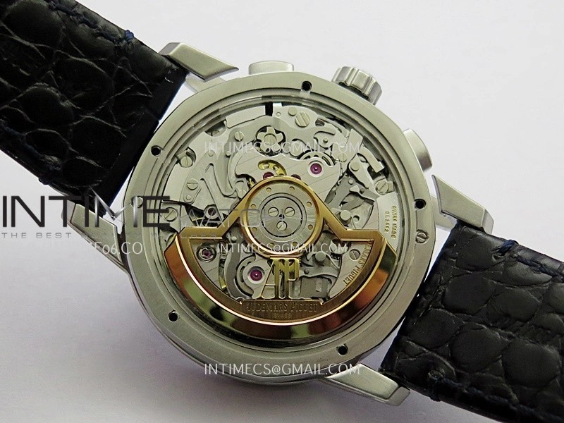Code 11.59 Chrono 26393 SS APSF 1:1 Best Edition Blue Dial On Black Leather Strap Super Clone SA4401